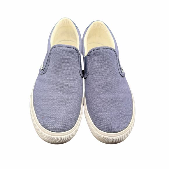 J.Crew Canvas Slip-On Sneakers Blue Men’s Size 10 Casual Low Top - Picture 4 of 14
